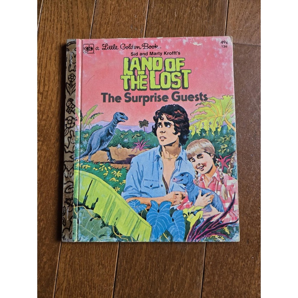 VTG Land Of The Lost Surprise Guest Little Golden Book EUC 1975